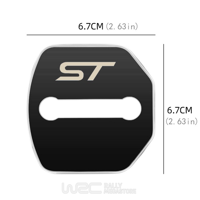 CACHE DE PROTECTION POUR SERRURE DE PORTE FORD ST LINE